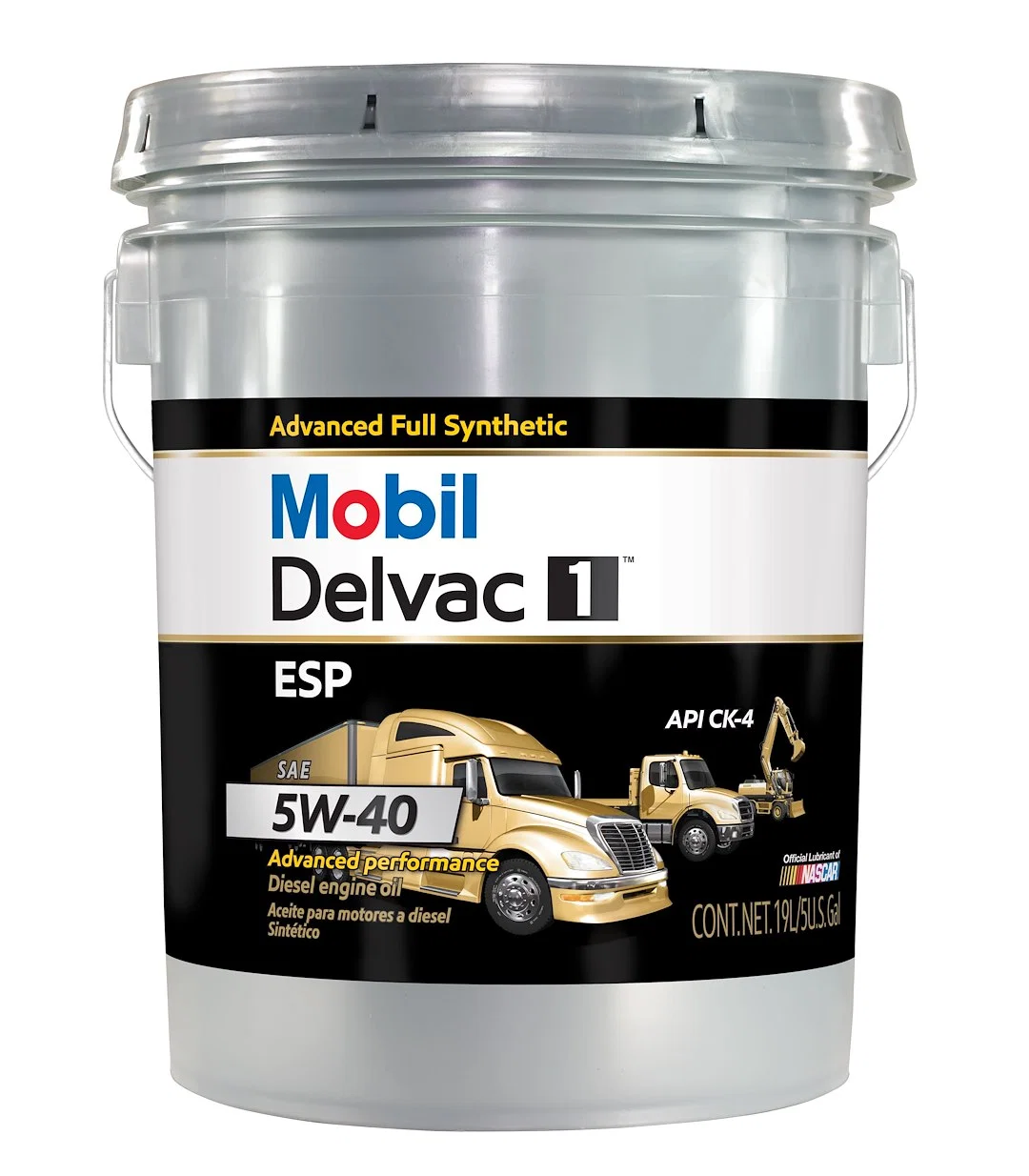 122265 – MOBIL Oil, SAE 5W-40 Synthetic 5 Gallon Pail Single